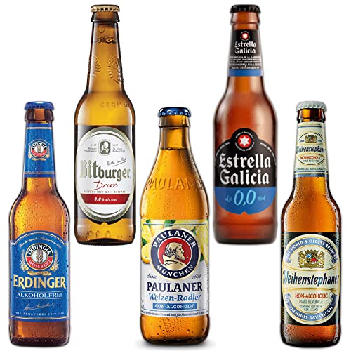 European Non-Alcoholic Beer Variety Pack Including Phone/Tablet Holder
