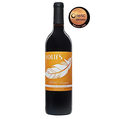 YOURS Non-Alcoholic Cabernet Sauvignon - Award-Winning, Low-Cal, Low-Carb