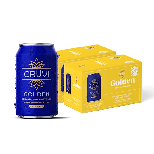 Gruvi Golden Lager - Award-Winning Non-Alcoholic Craft Beer