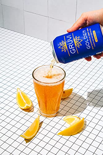 Gruvi Golden Lager - Award-Winning Non-Alcoholic Craft Beer