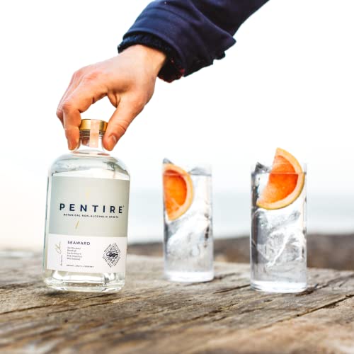 Pentire Seaward 70cl - Botanical Non Alcoholic Grapefruit Gin - Distilled from Native Cornish Plants - No Added Sugar - Vegan - Nothing Artificial - Alcohol Free Spirit - Flavoured Gin