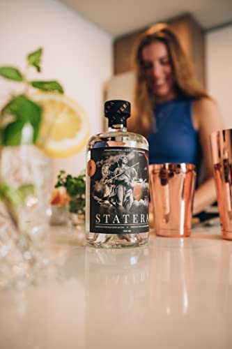 Statera - Non Alcoholic Gin With Electrolytes - Distilled With Gin Botanicals - Sugar Free & Calorie Free - Handcrafted for Delicious & Responsible Alcohol Free Cocktails - 26 Fl Oz