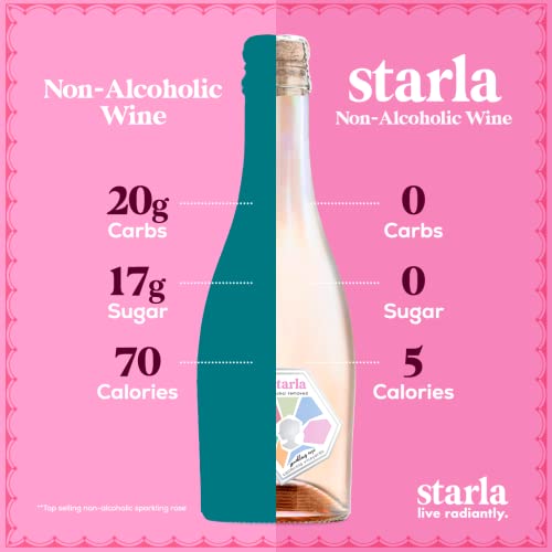 Sparkling Rosé by Starla Wines - Sugar-Free, Low Carb
