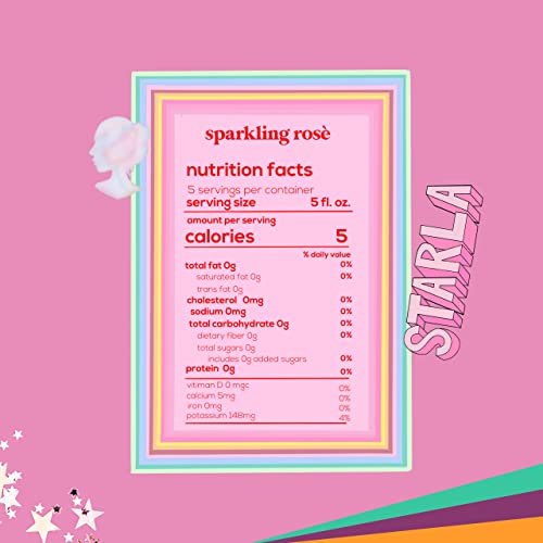 Sparkling Rosé by Starla Wines - Sugar-Free, Low Carb