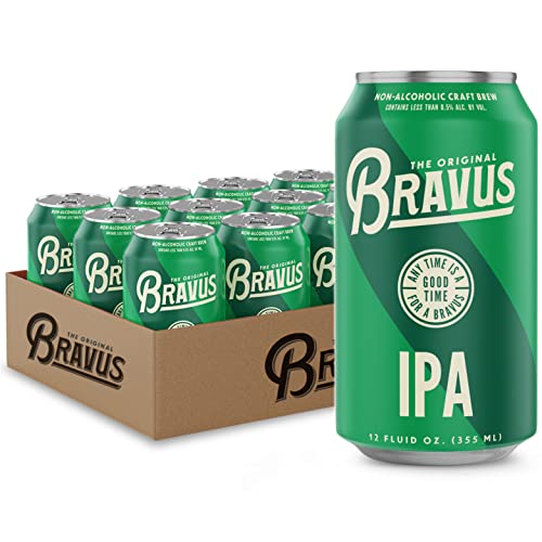 Bravus Non-Alcoholic IPA - India Pale Ale NA Craft Brew