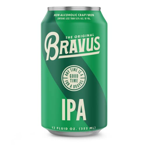 Bravus Non-Alcoholic IPA - India Pale Ale NA Craft Brew