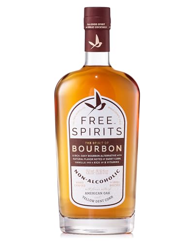 Bourbon-Flavored Non-Alcoholic Spirit | Mood-Boosting, 5 Cal, Vegan | 750 ml