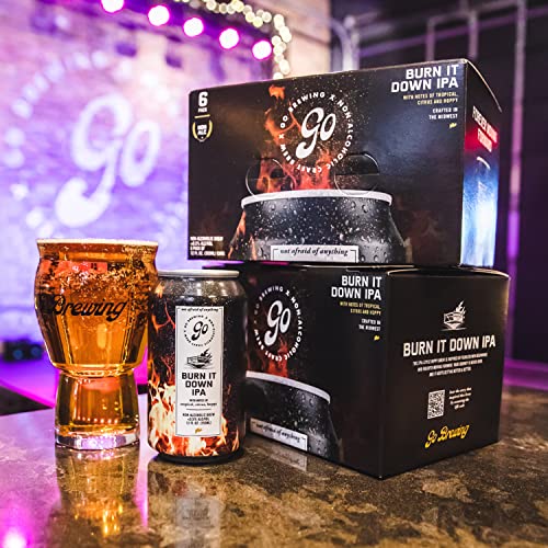 Non-Alcoholic Craft Beer Mixed Pack - Hazy & Burn It Down IPAs