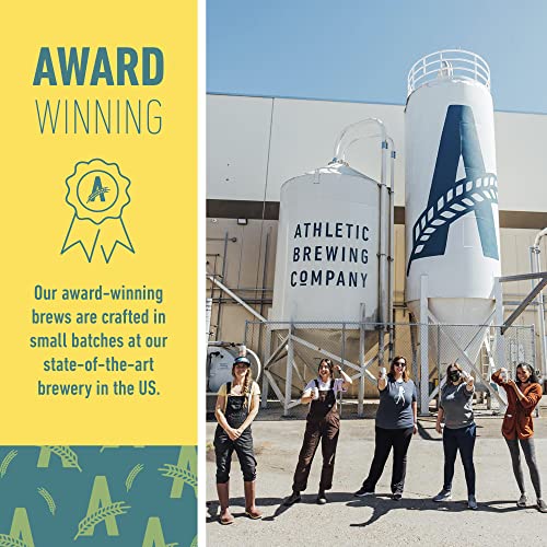 Athletic Brewing Co. Craft Non-Alcoholic Beer 12-Pack - IPAs - Low-Cal, All Natural