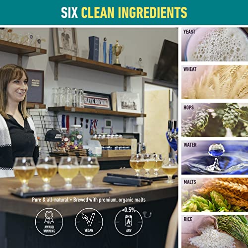 Athletic Brewing Co. Craft Non-Alcoholic Beer 12-Pack - IPAs - Low-Cal, All Natural