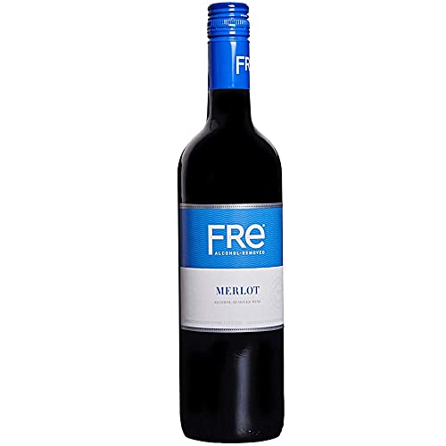 Sutter Home Fre Merlot Red Wine Bundle, Non-Alcoholic