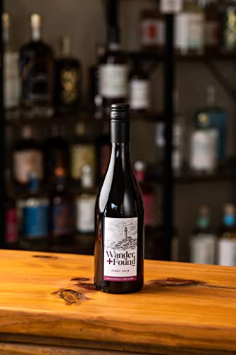 Wander + Found Pinot Noir Non Alcoholic Wine | Red Blend, 750 mL