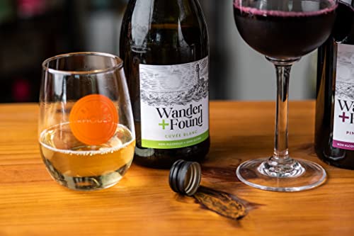 Wander + Found Cuvée Blanc Non Alcoholic Wine | White Blend, 750 mL