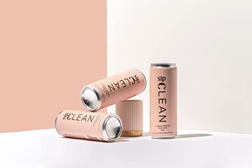 SipClean Non Alcoholic Rosé Sparkling Wine - 4 Pack