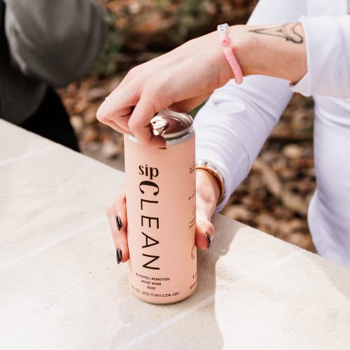 SipClean Non Alcoholic Rosé Sparkling Wine - 4 Pack