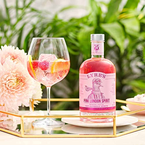 Lyre's Pink London - Non-Alcoholic Spirit | Pink Gin Style | Premium | 23.7 Fl Oz