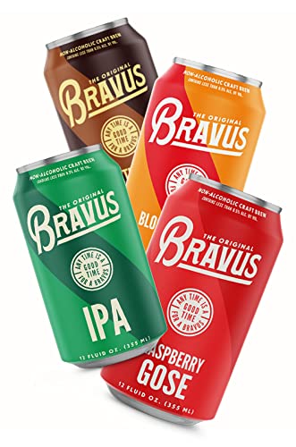 Bravus Non-Alcoholic Variety Sampler 12-Pack - Craft Brews