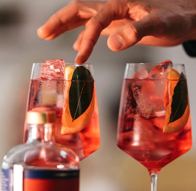 Pentire Coastal Spritz 70cl - Botanical Non Alcoholic Blood Orange Gin - Distilled from Native Cornish Plants - No Added Sugar - Vegan - Nothing Artificial - Alcohol Free Spirit - Flavoured Gin