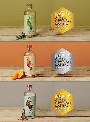 Seedlip - Non-Alcoholic Spirits Trio Bundle | Grove 42, Garden 108 and Spice 94 | Calorie Free, Sugar Free | Spirit Alternative | Alcohol Free Cocktails | 23.7 fl oz (Pack of 3, 700ml)