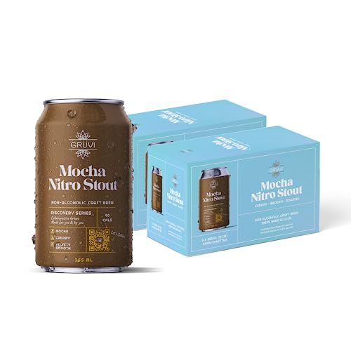 Gruvi Mocha Nitro Stout - Smooth, Creamy, Coffee Notes