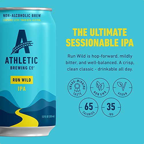 Athletic Brewing Co. Run Wild IPA - 6 Pack