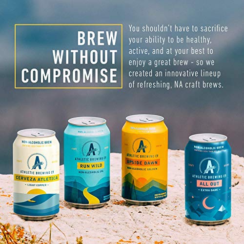 Athletic Brewing Non-Alcoholic Beer - 6 Pack Golden