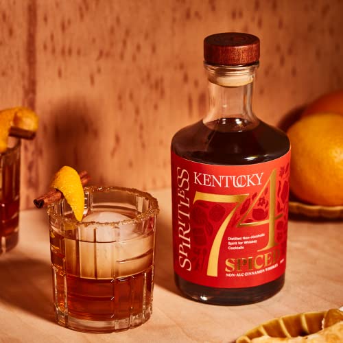 Kentucky 74 Spiced Non-Alcoholic Whiskey - 700ml