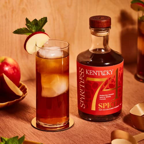 Kentucky 74 Spiced Non-Alcoholic Whiskey - 700ml