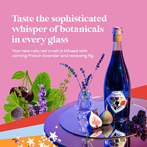 Starla Wines Non-Alcoholic Red Blend [750ml, 1-Pack]
