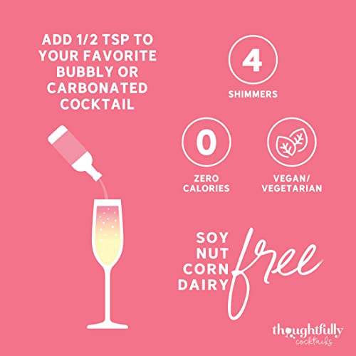 Shimmering Cocktail Drink Set for Non-Alcoholic Beverages