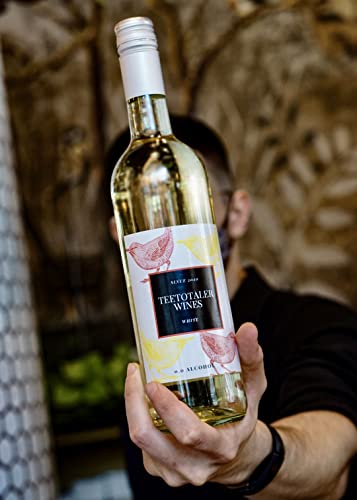 Teetotaler Non-Alcoholic White Wine Beverage Low Calorie Beverages for Dry Months (1 Bottle - 750mL)