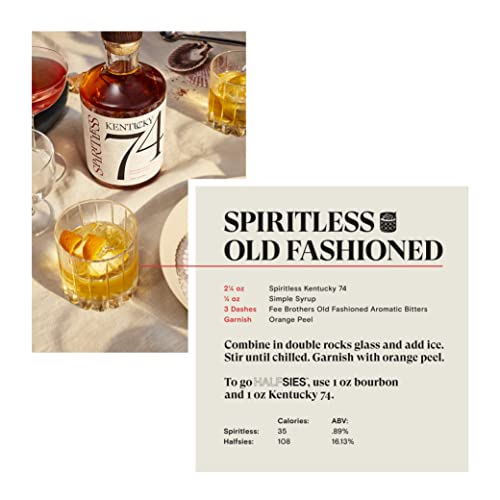Kentucky 74 | Non-Alcoholic Bourbon Whiskey | 375ml