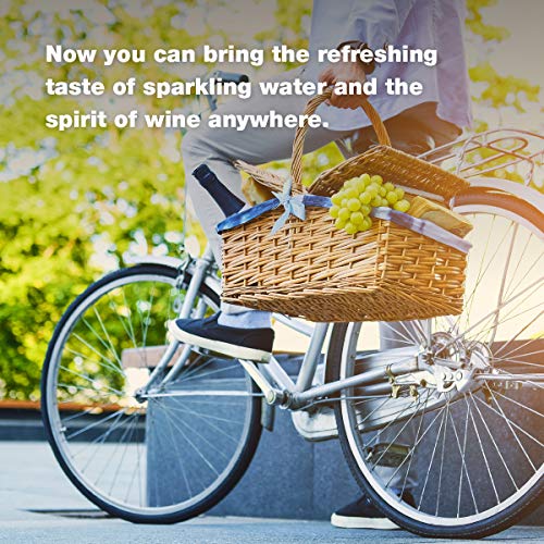 H2O (New Vintage) The World’s First California Wine-Infused Sparkling Refreshment, 0.0% Non-Alcoholic, (Sauvignon Blanc, Pack of 12 - 16 Fl oz Can)