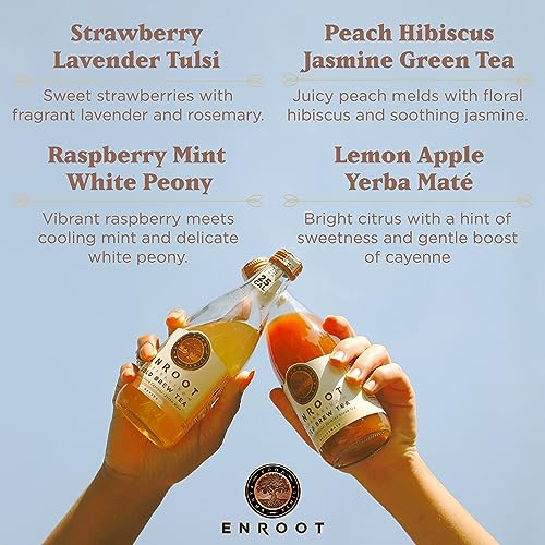 Enroot Organic Variety Pack - Exotic Mocktails, Cocktail Mixers (6 bottles)