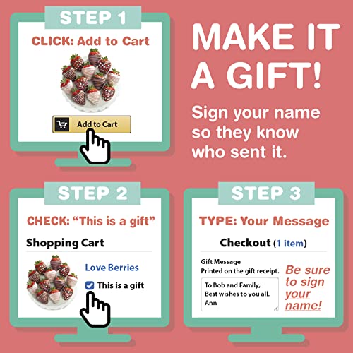 A Gift Inside 6 Chocolatey Covered Love Berries Strawberries with Sparkling Alcohol-Free Rose Brut