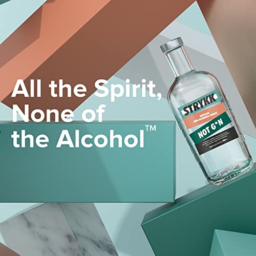 STRYKK NOT GIN | Zero Proof Non Alcoholic Spirit with Juniper Basil and Rosemary | Alternative to Traditional London Dry Gin | All Natural, No Sugar, Fat, Carbs, or Artificial Flavors 700ml