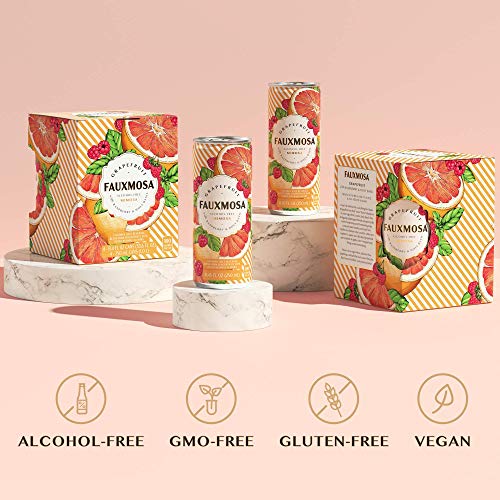 Grapefruit & Raspberry Fauxmosa - Alcohol-Free Mimosa