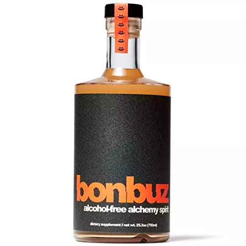 Bonbuz OG Alcohol-Free Alchemy Spirit - 750ml (25.3 fl oz) - Nootropic Non-Alcoholic Drink