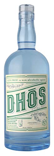 Dhos Gin Free - Handcrafted Non-Alcoholic Gin With Natural Flavors Of Spice & Earth - Non-Alcoholic Spirit To Mix Delicious Mocktails - Keto-Friendly, Zero Sugar, Zero Calories, Zero Proof - 750 ML