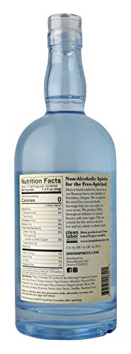 Dhos Gin Free - Handcrafted Non-Alcoholic Gin With Natural Flavors Of Spice & Earth - Non-Alcoholic Spirit To Mix Delicious Mocktails - Keto-Friendly, Zero Sugar, Zero Calories, Zero Proof - 750 ML