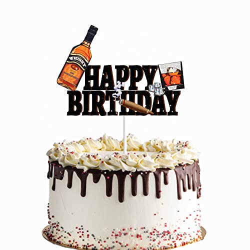 Aged to Perfection Whiskey Cake Decor for Men/Women