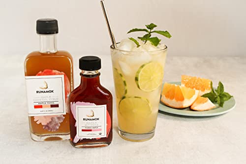 Runamok Maple Tonic Cocktail Syrup | Non-Alcoholic Maple-based Cocktail Mixers | Perfect Gin + Tonic | 8.45 Fl Oz (250mL)