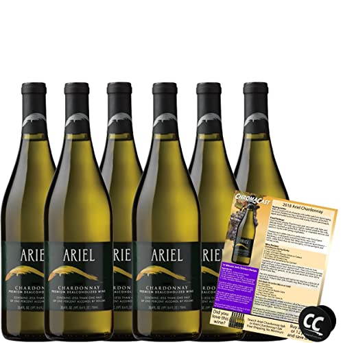 Ariel Chardonnay Non-Alcoholic White Wine Bundle with Extras