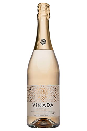VINADA - Sparkling Gold & Rosé Variety Pack - Zero Alcohol Wine - 750 mL (6 Glass Bottles)