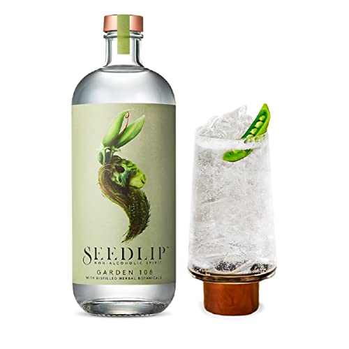 Seedlip Garden 108 - Non-alcoholic Spirit | Calorie Free, Sugar Free | Non-alcoholic Cocktails | 23.7fl oz (700ml)