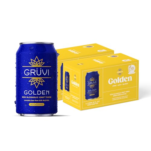 Gruvi Golden Lager - Award-Winning Non-Alcoholic Craft Beer