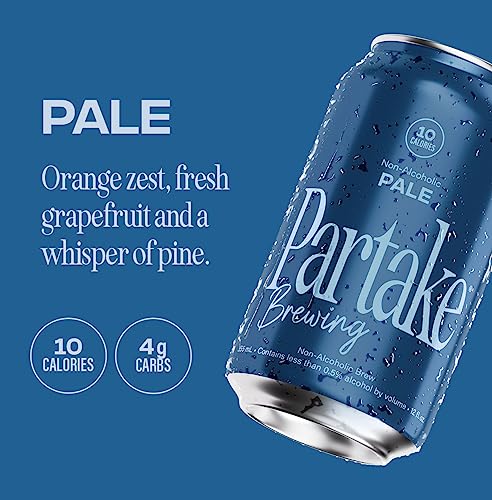 Partake Brewing NA Craft Brew, Pale Ale, 24 Pack