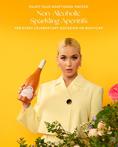 De Soi Champignon Dreams by Katy Perry - Sparkling Beverages Non-Alcoholic Drinks, Natural Botanicals, Adaptogen Drink, Reishi Mushroom, Vegan, Gluten-Free, Ready to Drink Bottle (750ml)