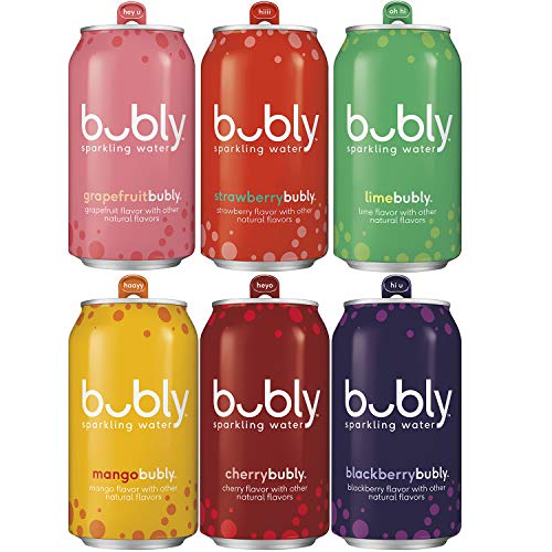bubly Sparkling Water Variety Pack - 6 Flavors