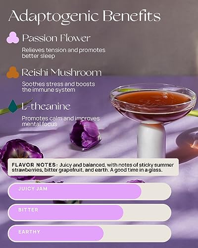 De Soi Champignon Dreams by Katy Perry - Sparkling Beverages Non-Alcoholic Drinks, Natural Botanicals, Adaptogen Drink, Reishi Mushroom, Vegan, Gluten-Free, Ready to Drink Bottle (750ml)